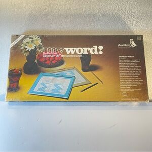 Vintage 1974 My Word! Discover The Secret Word Game NEW! Sealed